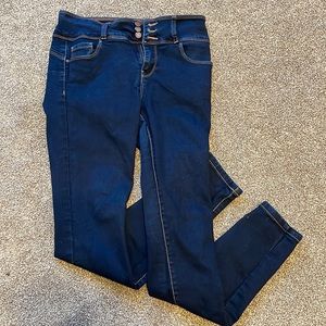 Dark blue Wax Jean jeans